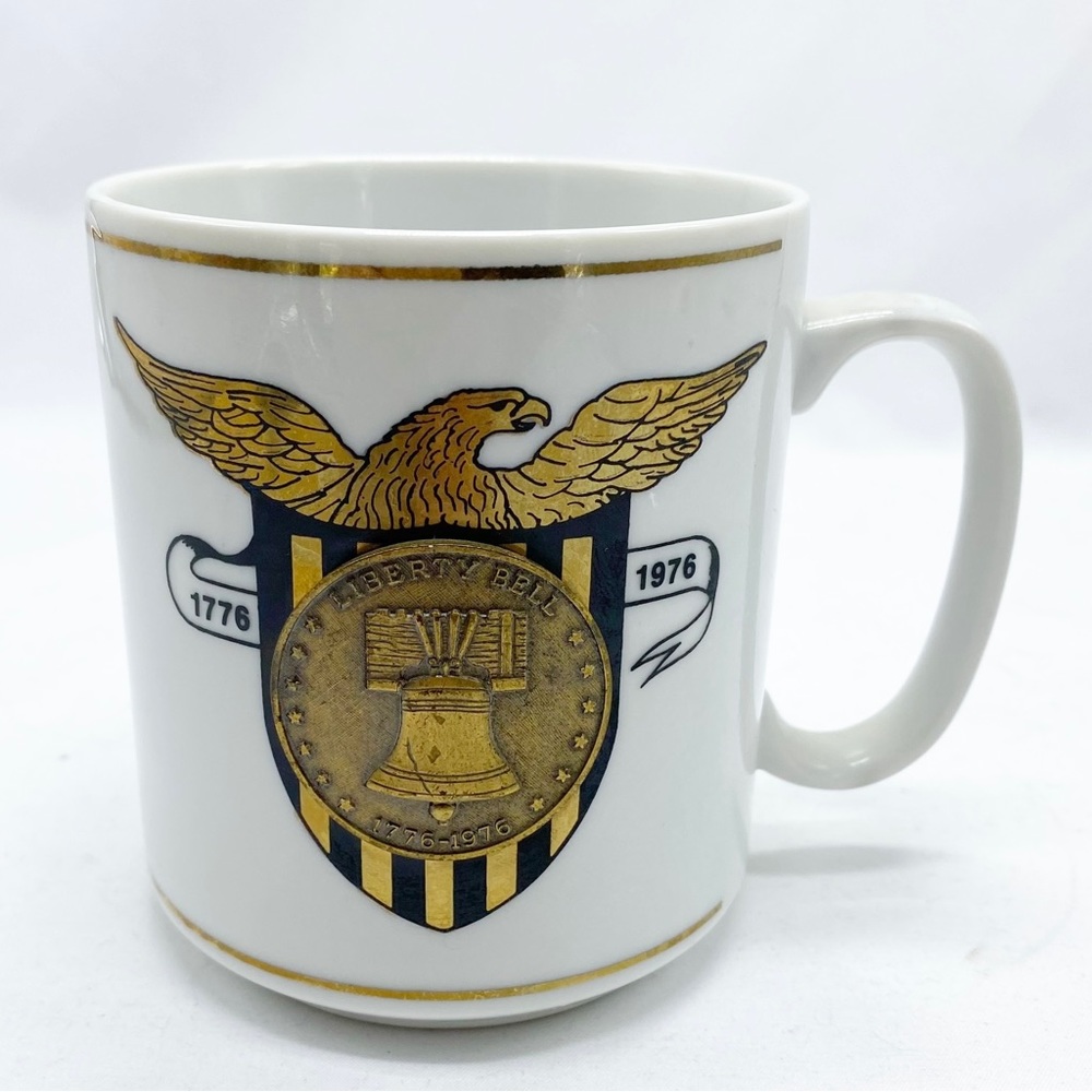 Liberty Bell Commemorative Mug 1776-1976 Patriotic Bicentennial Coffee Cup Mug